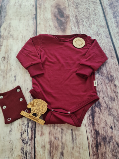 Rostoucí letní MERINO body Lambio, DR - Javor*