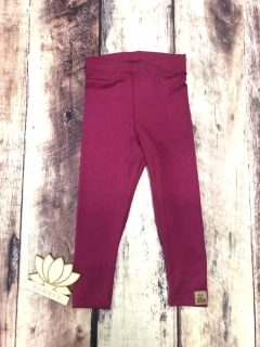 Dětské BAMBUSOVÉ legíny ZM Basic - Sangria