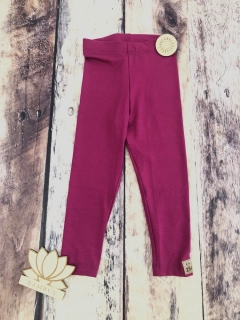 Dětské BAMBUSOVÉ legíny ZM Basic - Sangria