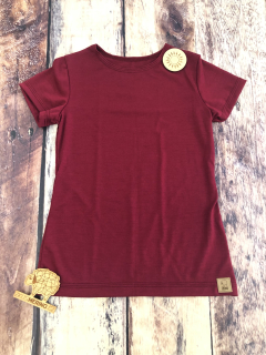 Letní junior MERINO tričko ZM Basic, KR - Javor