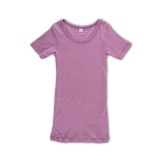 Tričko Iobio merino/hedvábí, KR - Mauve